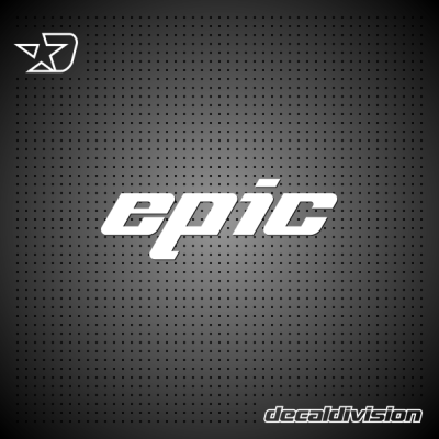 Epic Kayak Logo Sticker